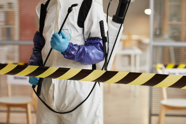 Professional Infectious Disease Decontamination technician working in Marstons Mills, MA